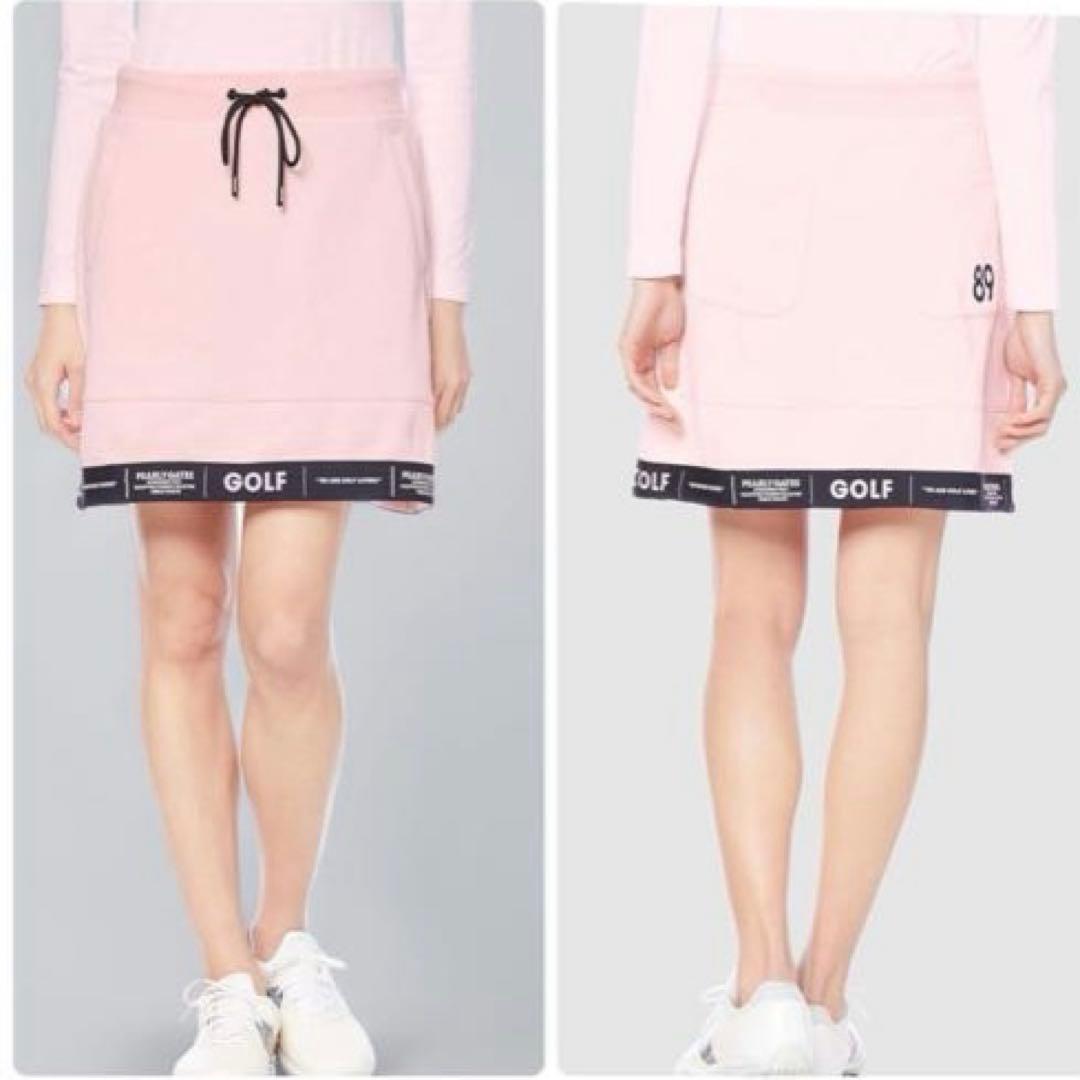 極美品　パーリーゲイツ　近年　2022　セットアップ　ハニカムWフェィス　ピンク