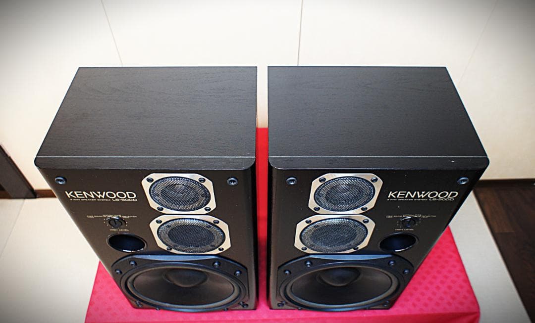 【超美品】KENWOODスピーカー LS-500D ブラック調 整備良品