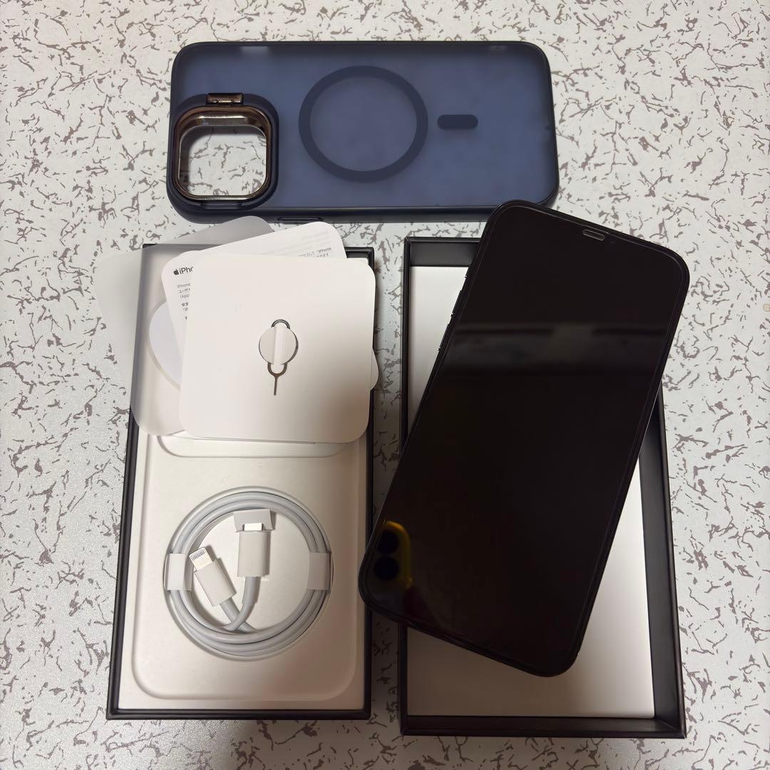 Apple iPhone 12 PROMAX パシフィックブルー本体 128GB