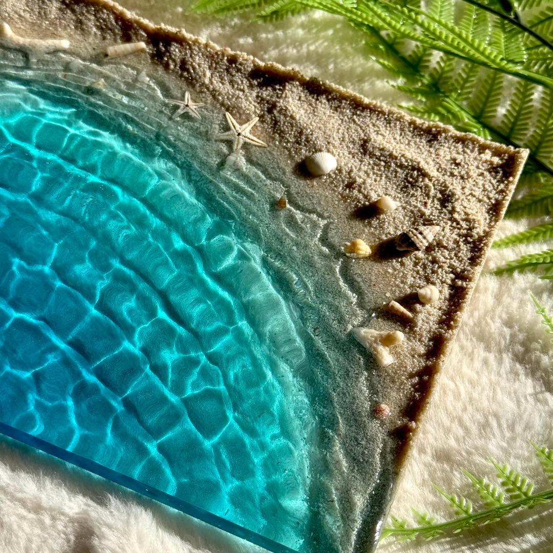 インテリアアート　雑貨　海の置き物　オーシャン　美ら海　珊瑚礁