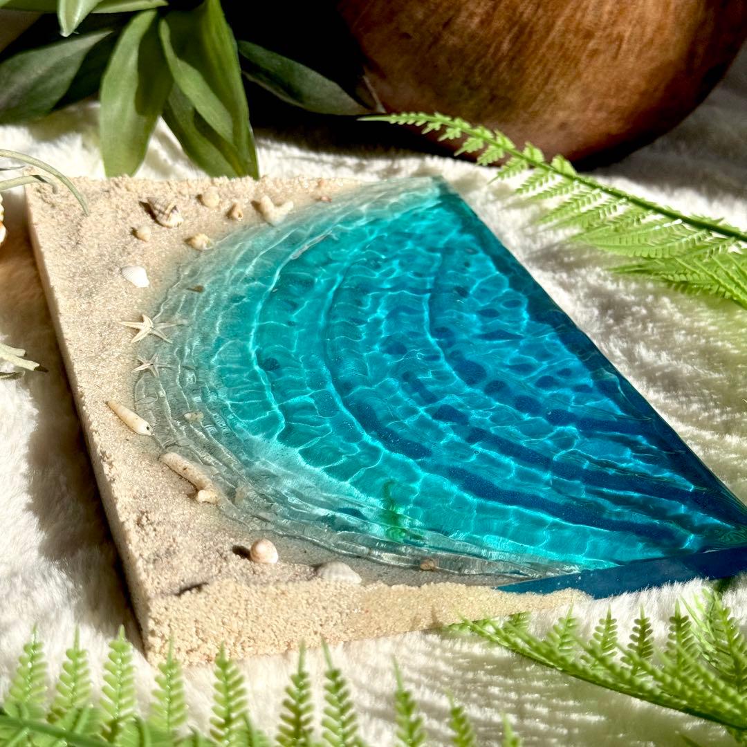 インテリアアート　雑貨　海の置き物　オーシャン　美ら海　珊瑚礁