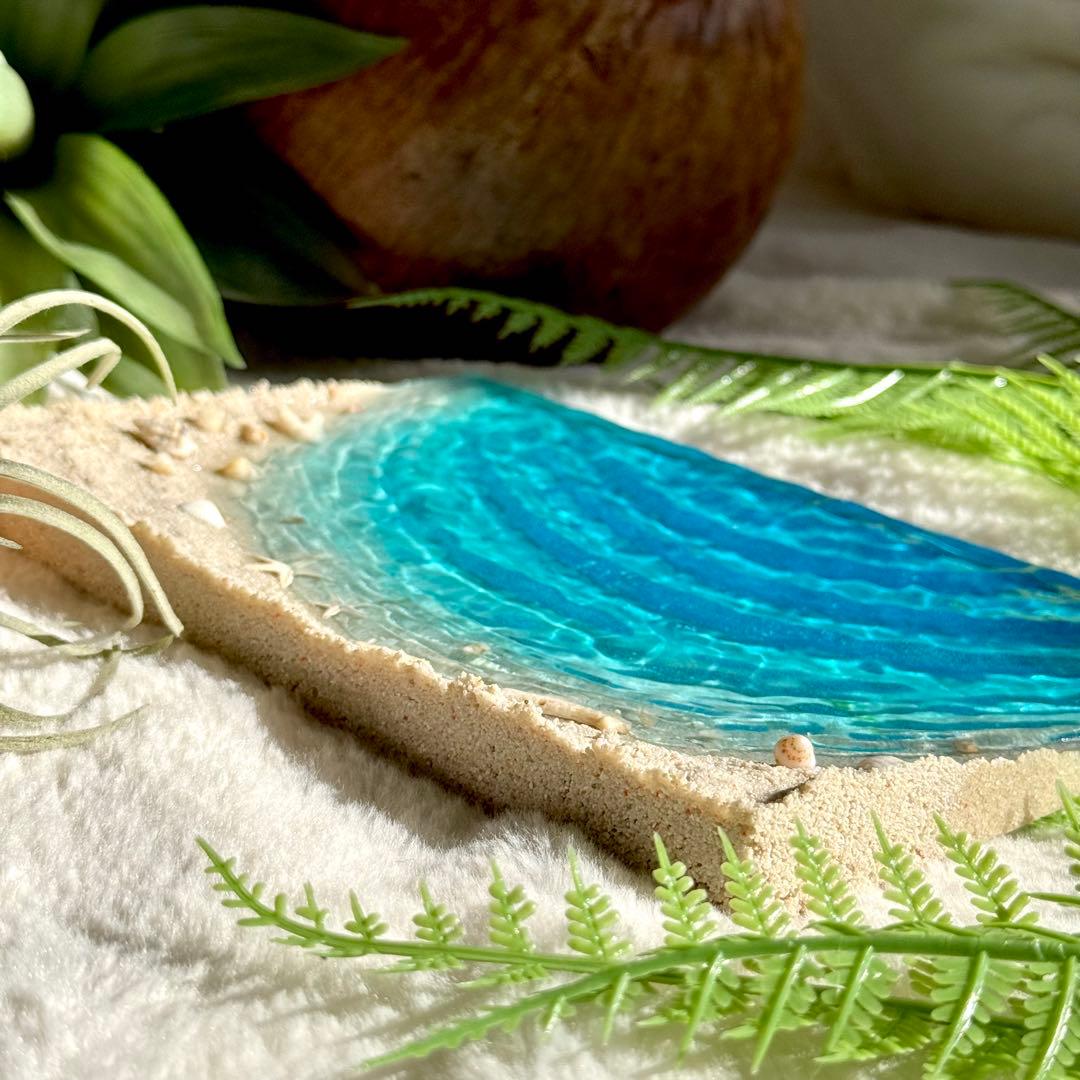 インテリアアート　雑貨　海の置き物　オーシャン　美ら海　珊瑚礁