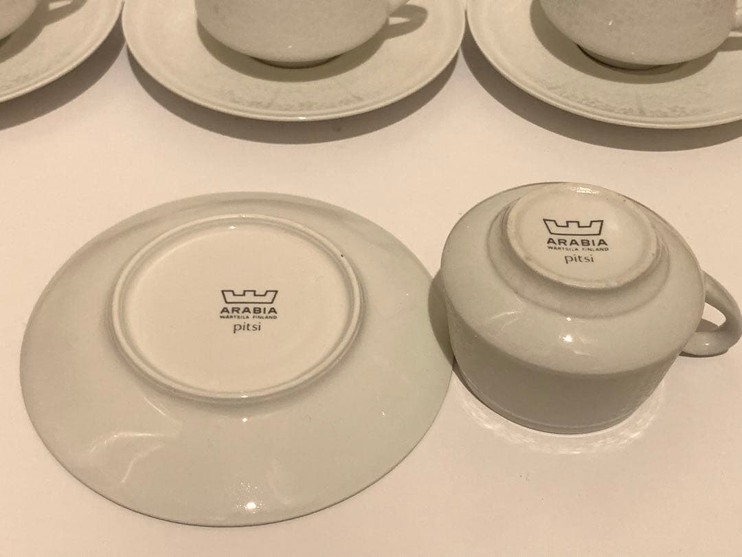 ARABIA アラビア C＆S 6客ピトゥシ 北欧ヴィンテージ