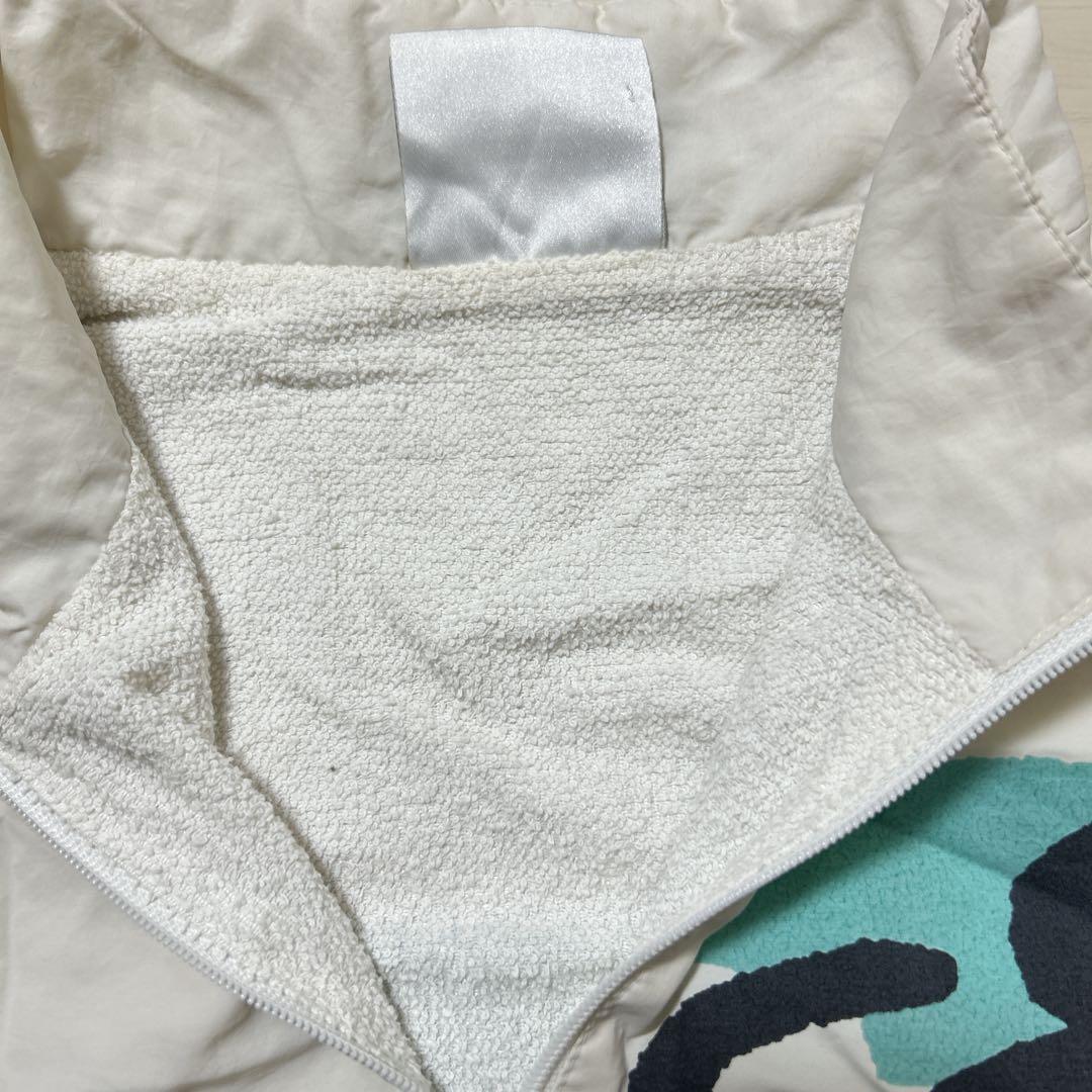 90s adidas ステファンエドバーグ ウィンドブレーカー L 白 青