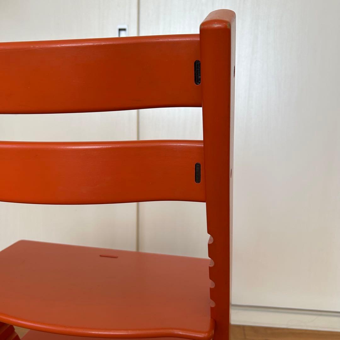 れんこん　新型　ストッケ トリップトラップ オレンジ　No4