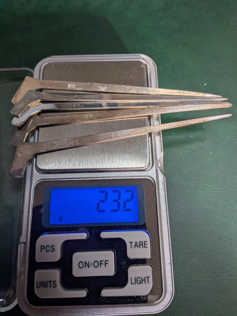 【銀製】菓子楊枝　5本合計23.2g!!