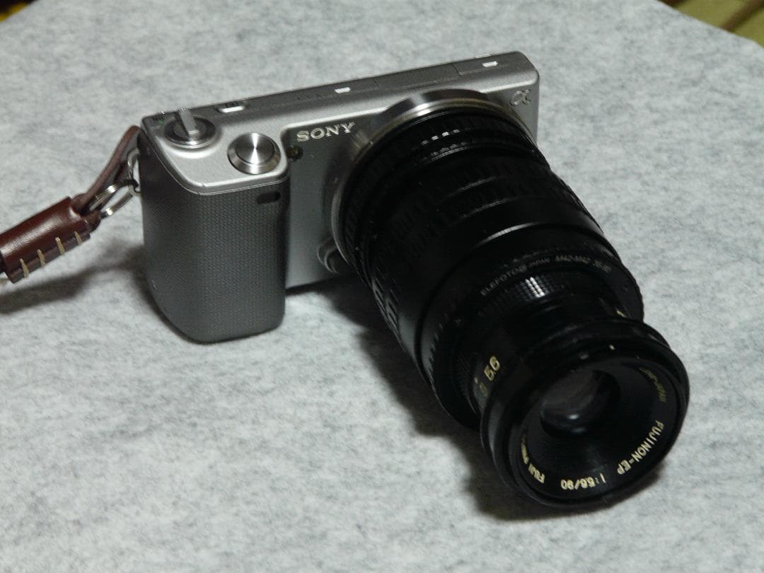 引き伸ばしレンズ　90MM F5.6FUJINAR-EPを一眼デジカメ使用
