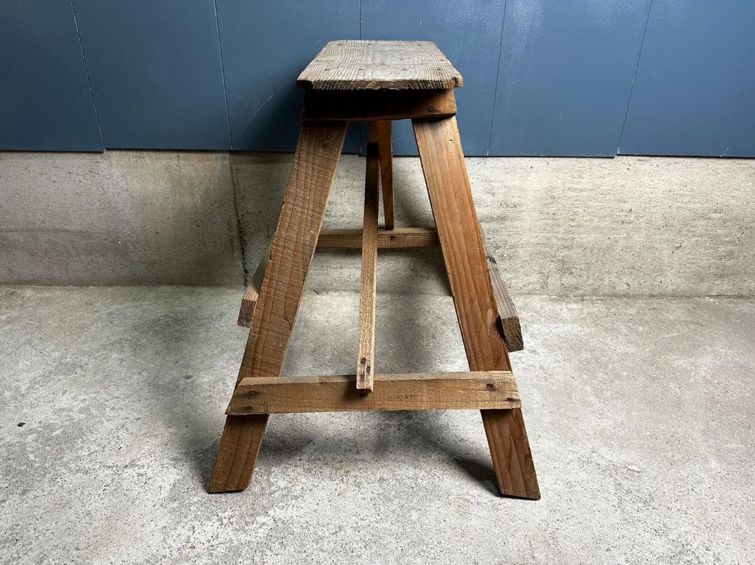 ジャパンヴィンテージ スツール ベンチ 脚立 ウッドラダー チェア 椅子 イス