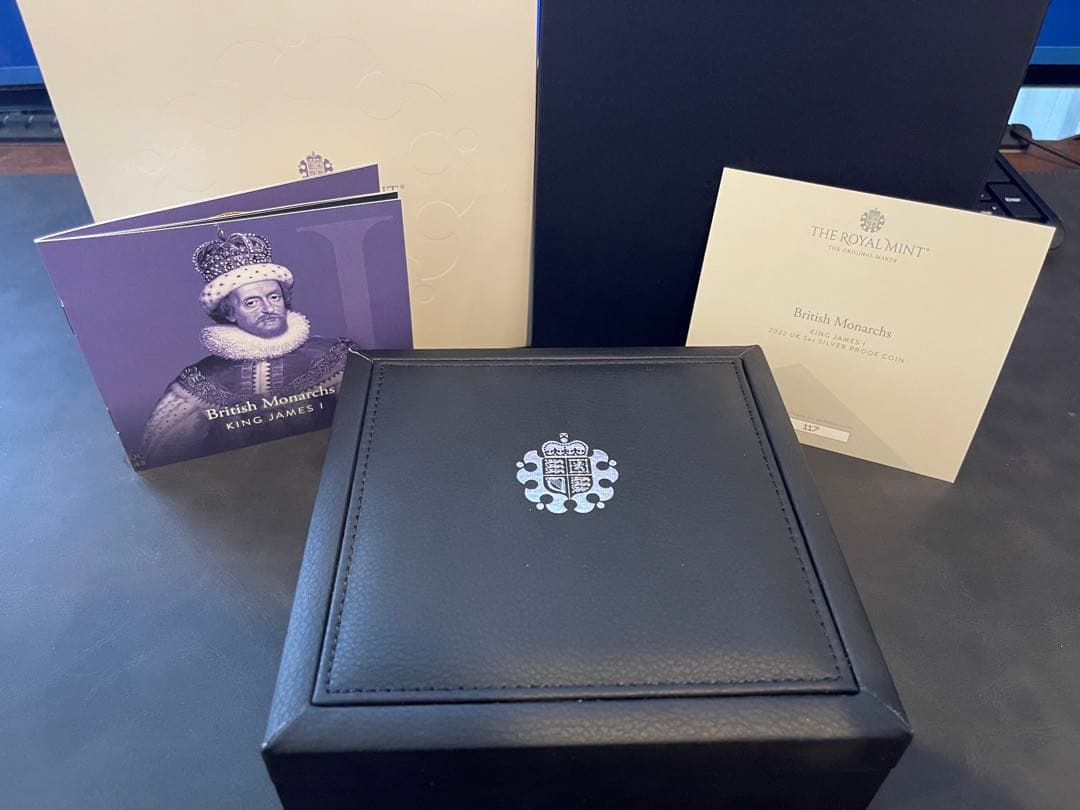ミ*9様 2022年イギリス ジェームズ１世 5oz 10ポンド銀貨