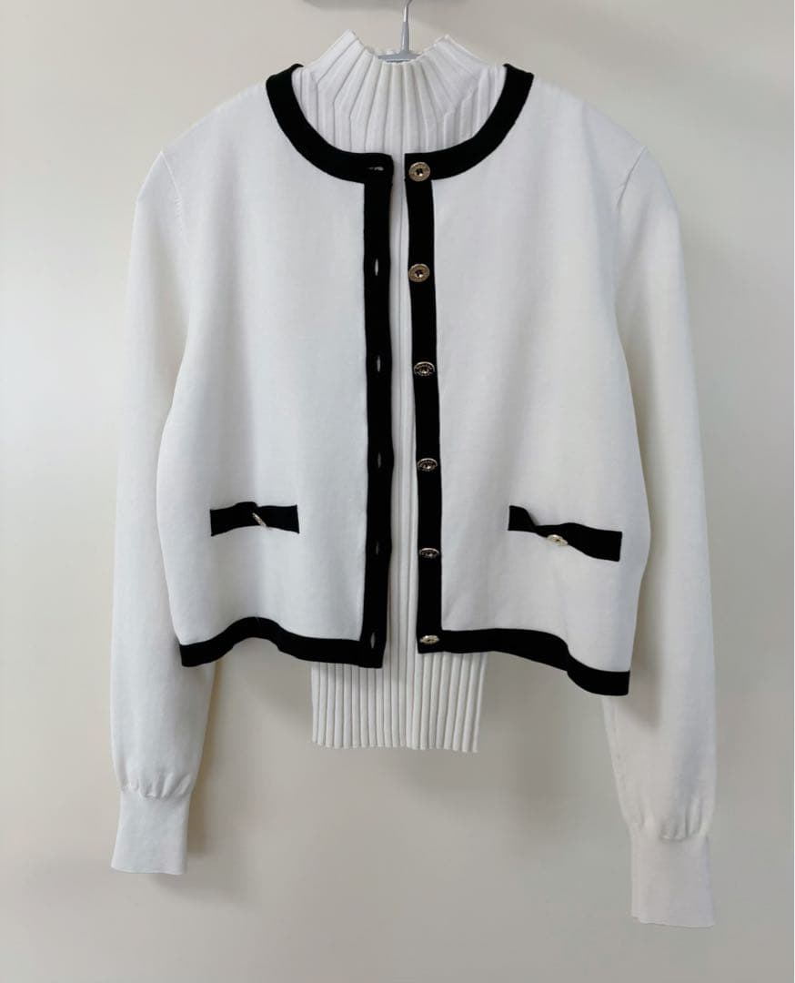 25SS 美品 anuans ニットアンサンブル 2点セット F