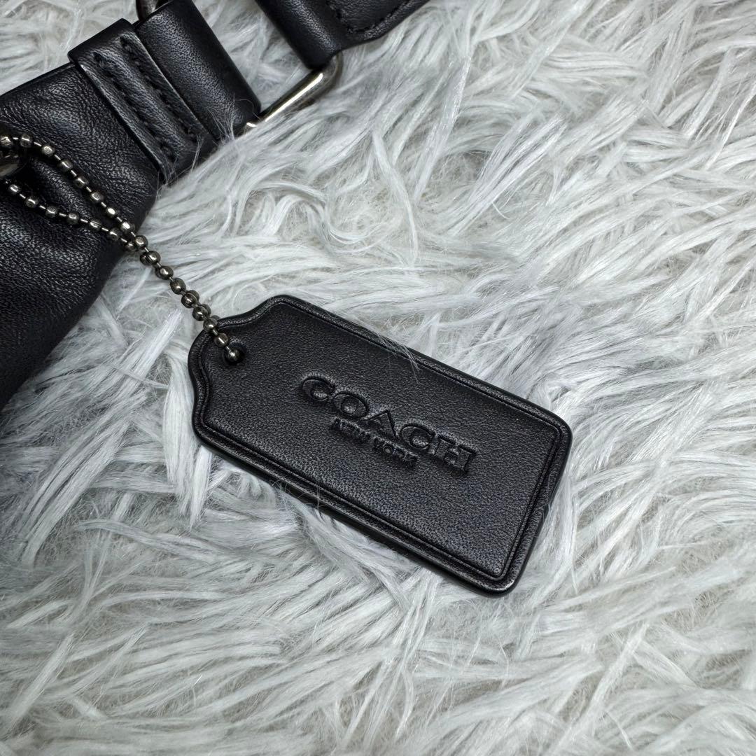 美品 コーチ ボディバッグ ショルダーバッグ クロスボディ 斜め掛け メンズ