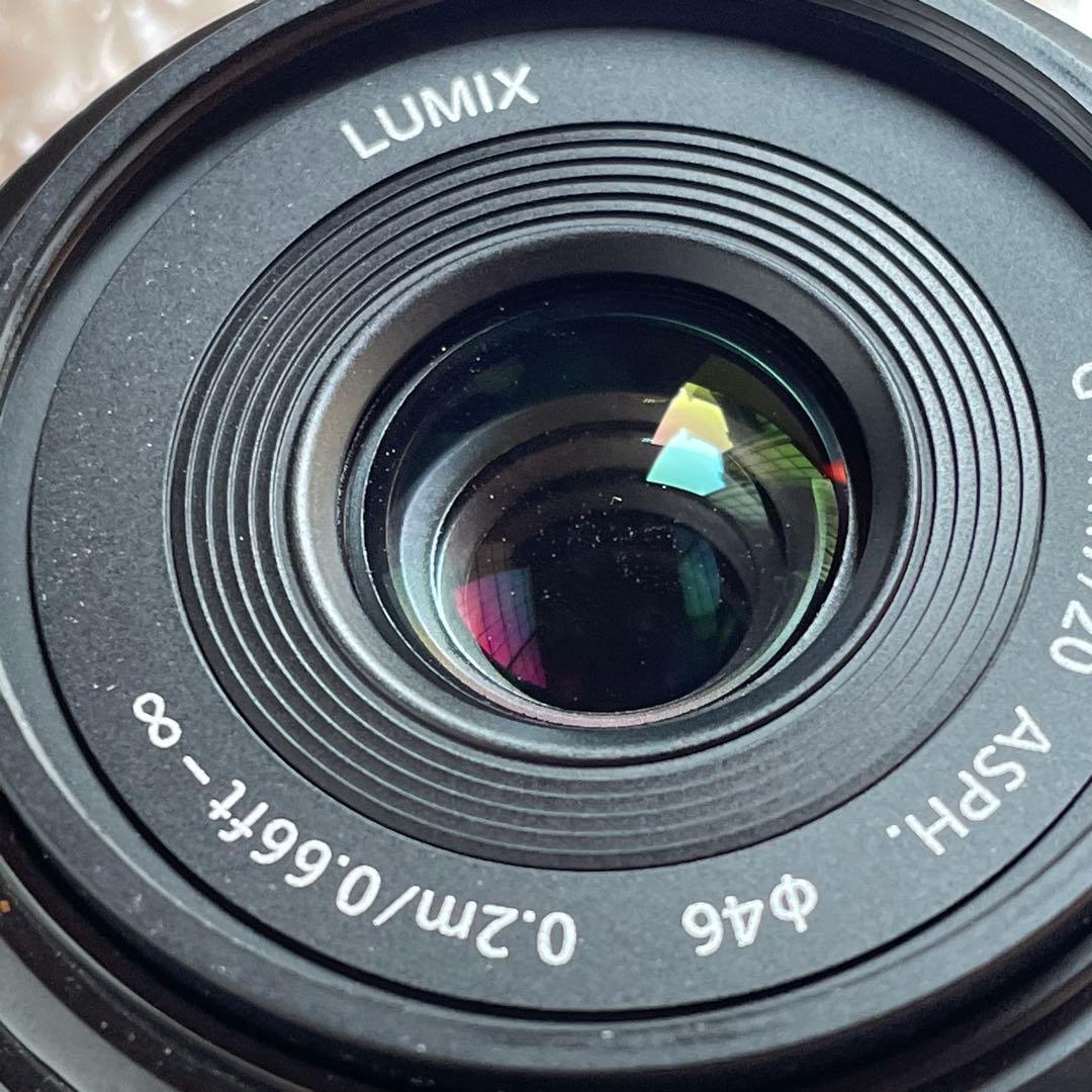 Panasonic LUMIX G 20mm F1.7 フィルター付き
