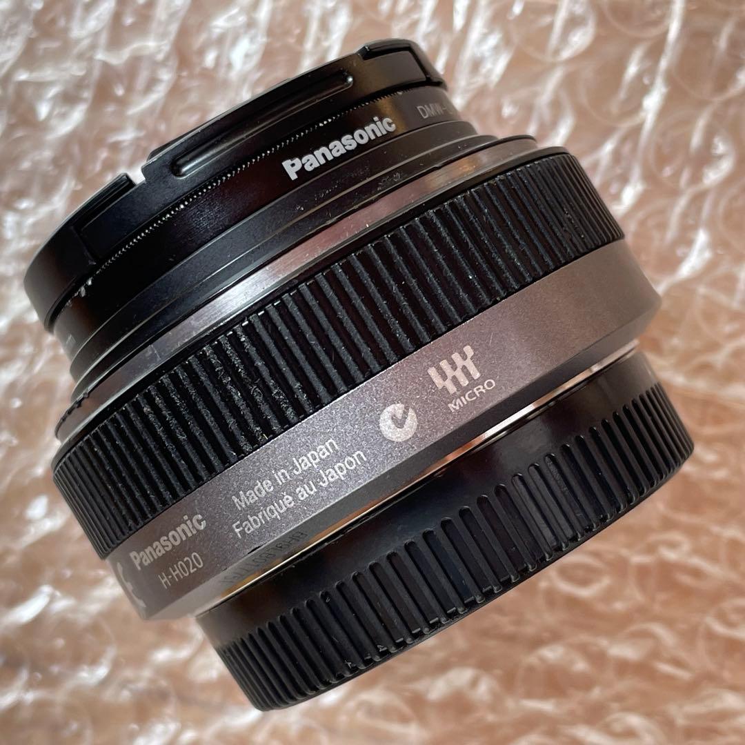 Panasonic LUMIX G 20mm F1.7 フィルター付き