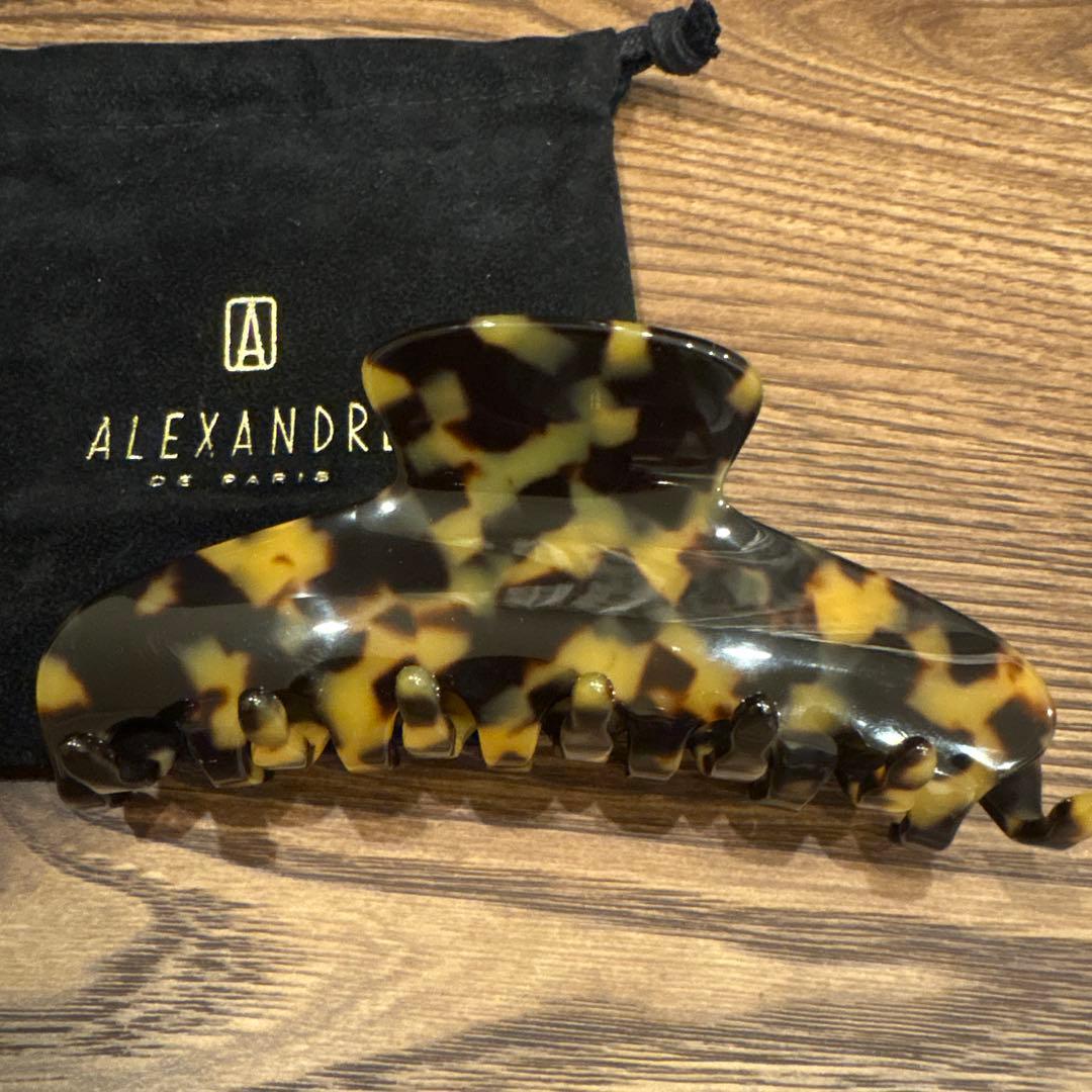 試着のみ ALEXANDRE DE PARIS ヘアクリップLサイズ