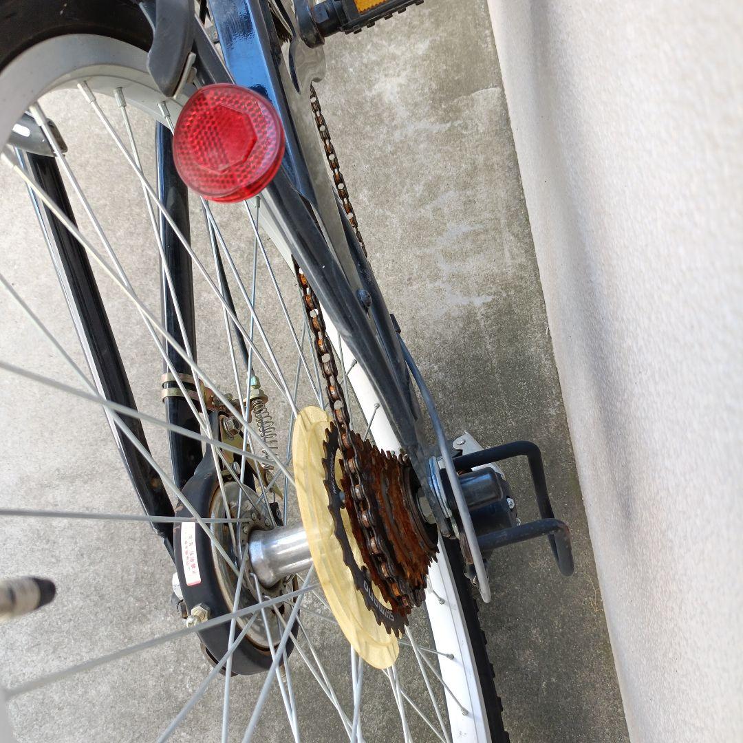 【21Technology】24インチ 6段変速 MTBタイプ自転車 ブラック