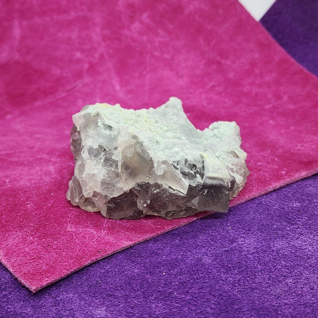 希少シュガーフローライト蛍石 天然石パワーストーン 約10cm