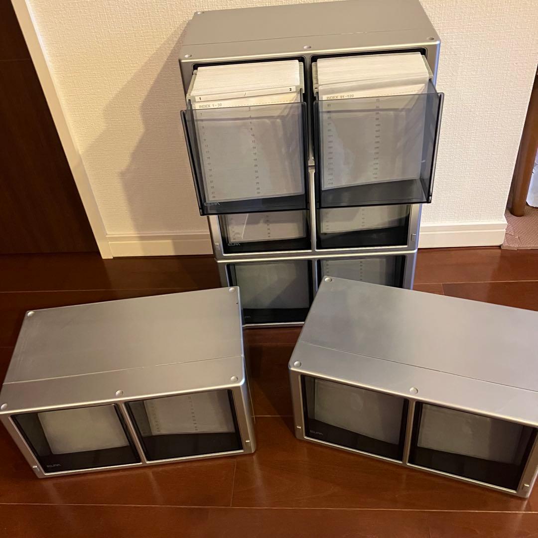 ELPA CD/DVD収納ケース　5点