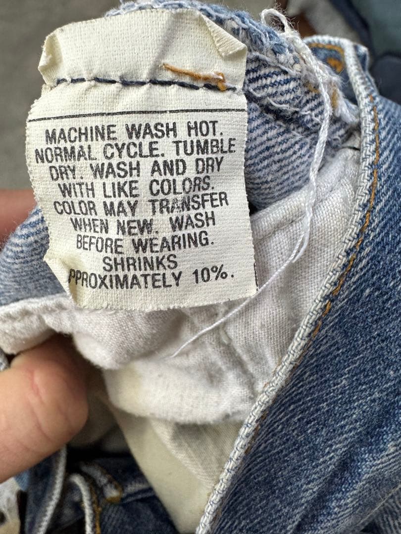 80s levis 501 levi's ボロ　クラッシュ　デニム　ジーンズ