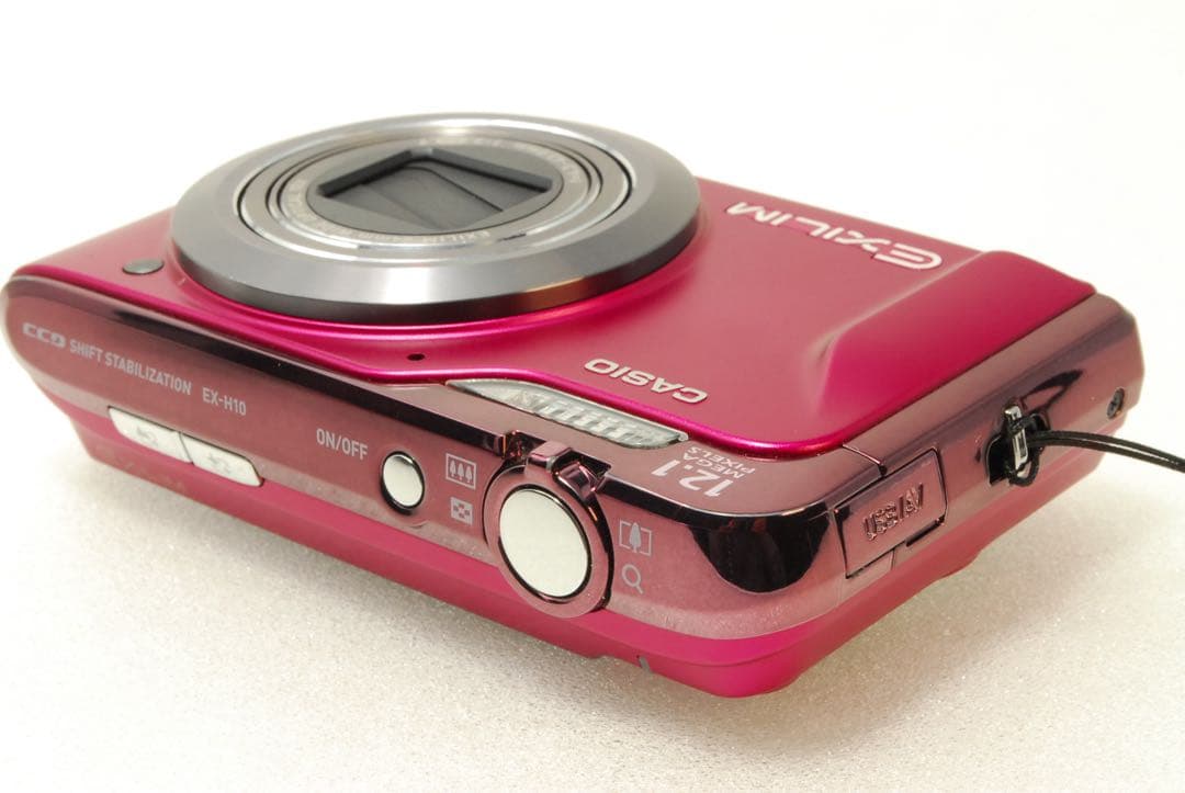 CASIO EXILIM EX-H10 ❤️スマホ転送 動作確認済 ピンク カメラ