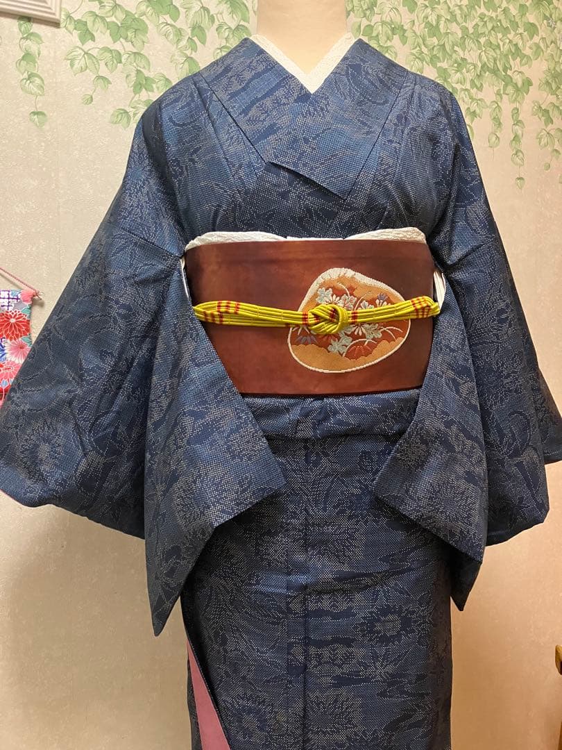 ❣️大島紬❣️藍染❣️４点フルセット❣️