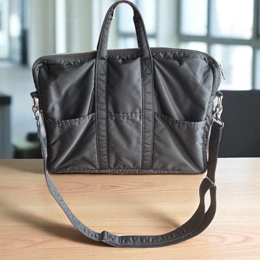 なみなみ様廃盤 PORTER TANKER ブリーフケース 2way ブラック