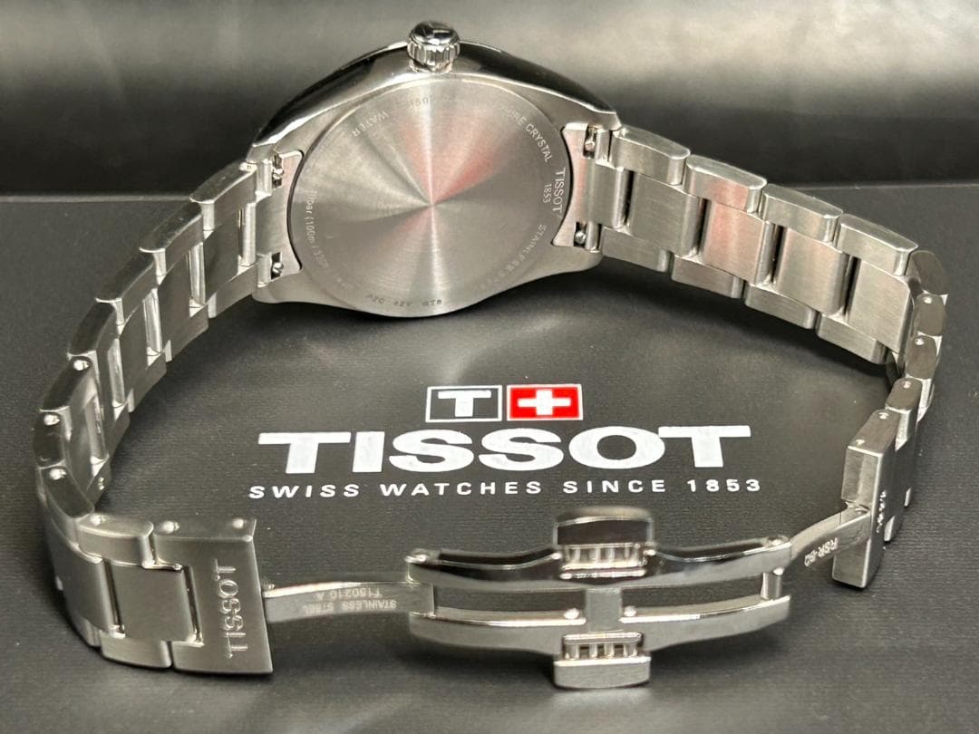 【極美品】TISSOT PR100 34mm ブルー文字盤 ボーイズ/レディース