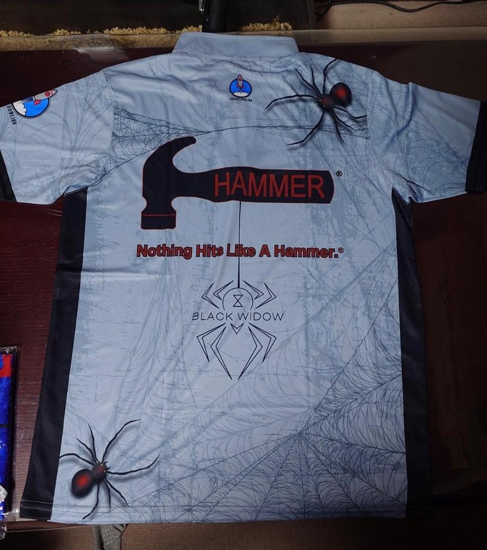 Hammer BLACK WIDOW　ブラックウィドー　ボウリングウェア グレー