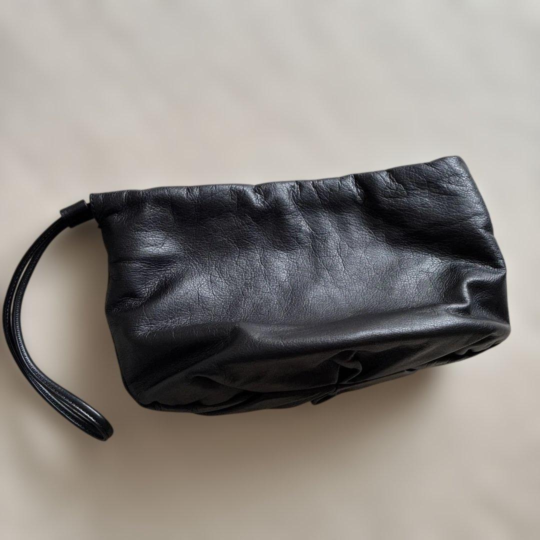 russet ラシット レザー巾着4WAYショルダーバッグ