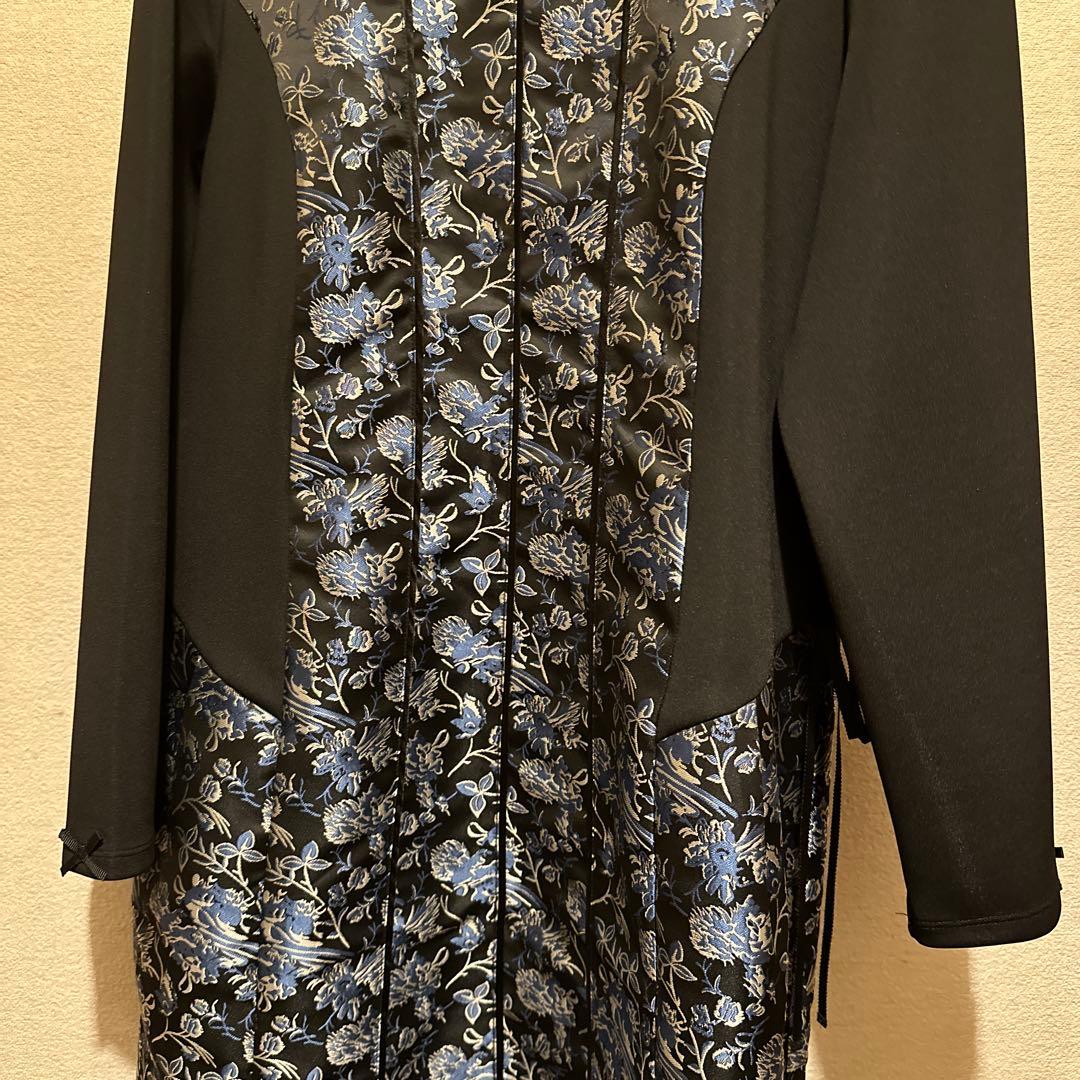 Super Beauty 2025タグ付ジャガード織切替ワンピース