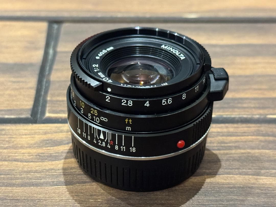 OH済み MINOLTA M-ROKKOR 40mm F2 並行カム