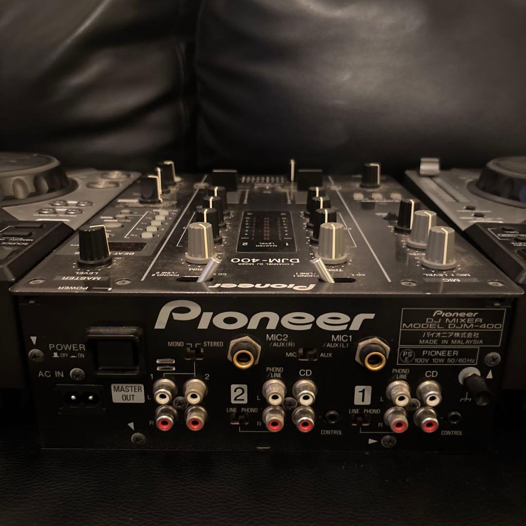 Pioneer パイオニア CDJ-400 & DJM-400 セット