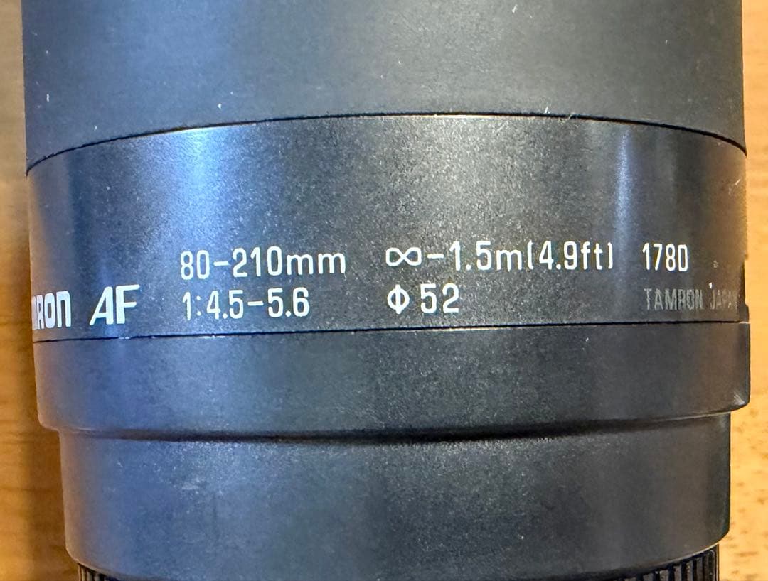 Minolta 一眼レフカメラα-303si Tamronレンズセット