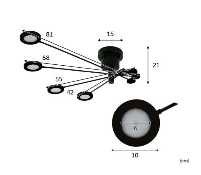 美品　LED シーリングライト おしゃれ 4灯 天井照明 モダン