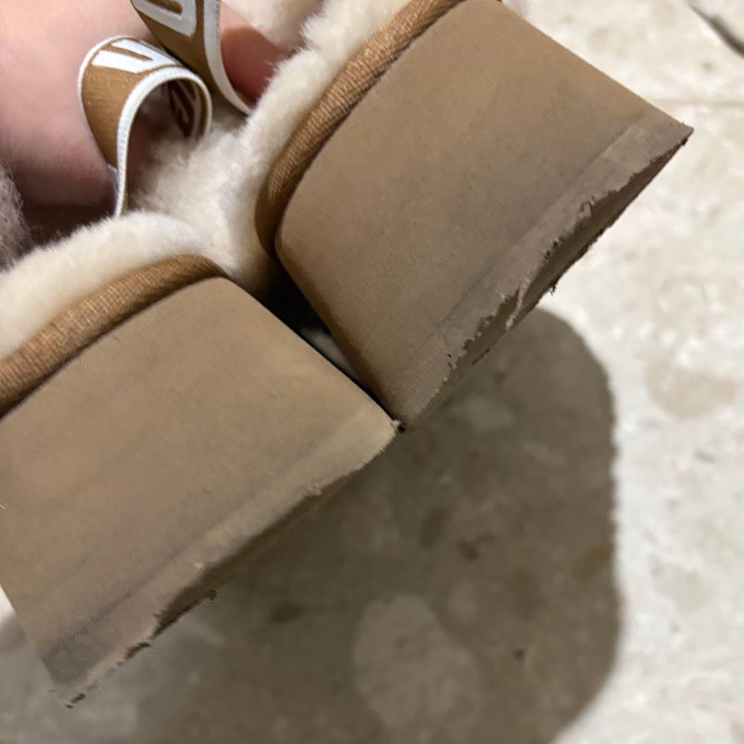 UGG FUNKETTE ファンケット レディースサンダル チェスナット23cm