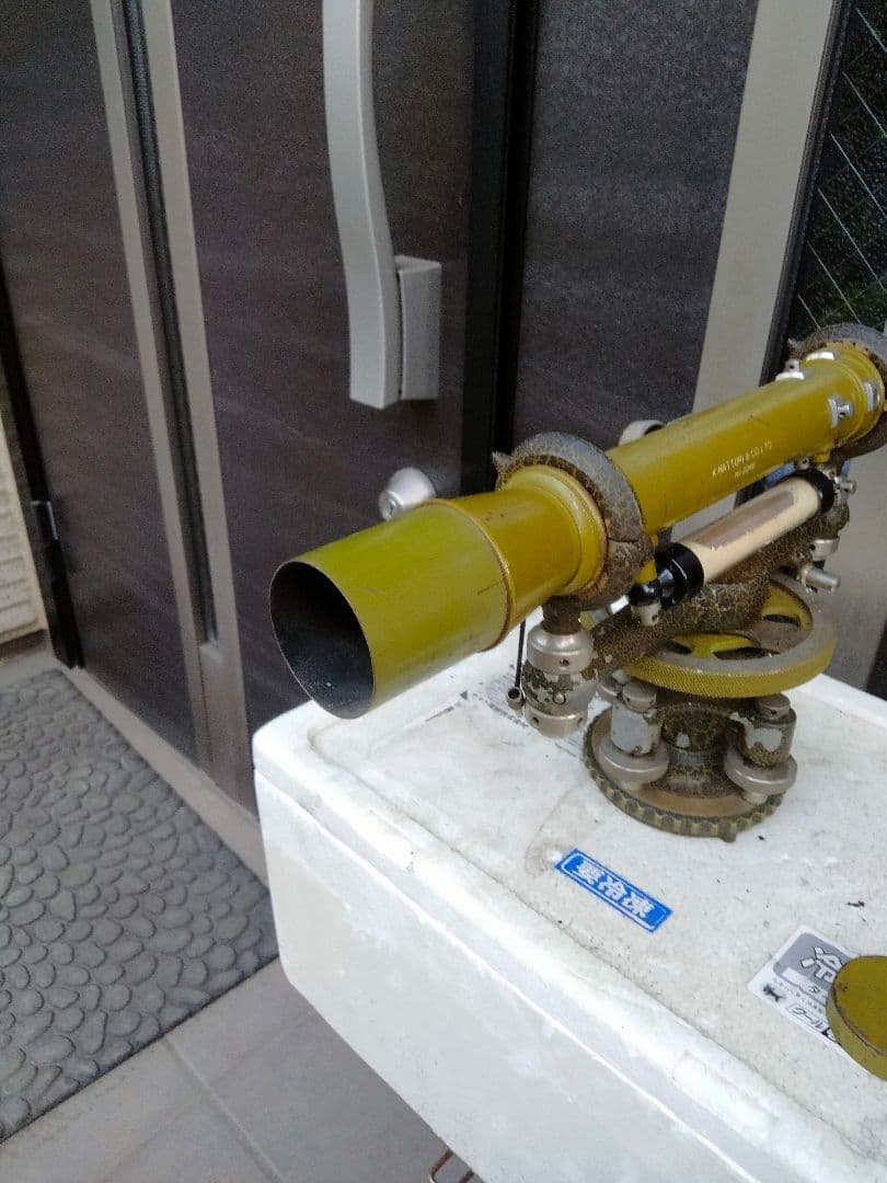 レベル　高さ出し　測量　昭和　当時物　コレクション骨董品　建築工事