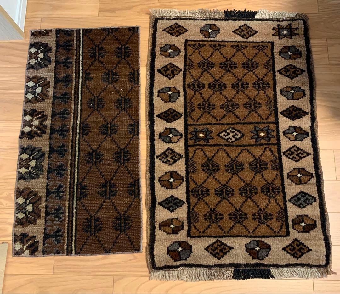 トルコ　ヴィンテージラグ　カルス　ヤストゥック　57×90cm　ギャッベ　トゥル