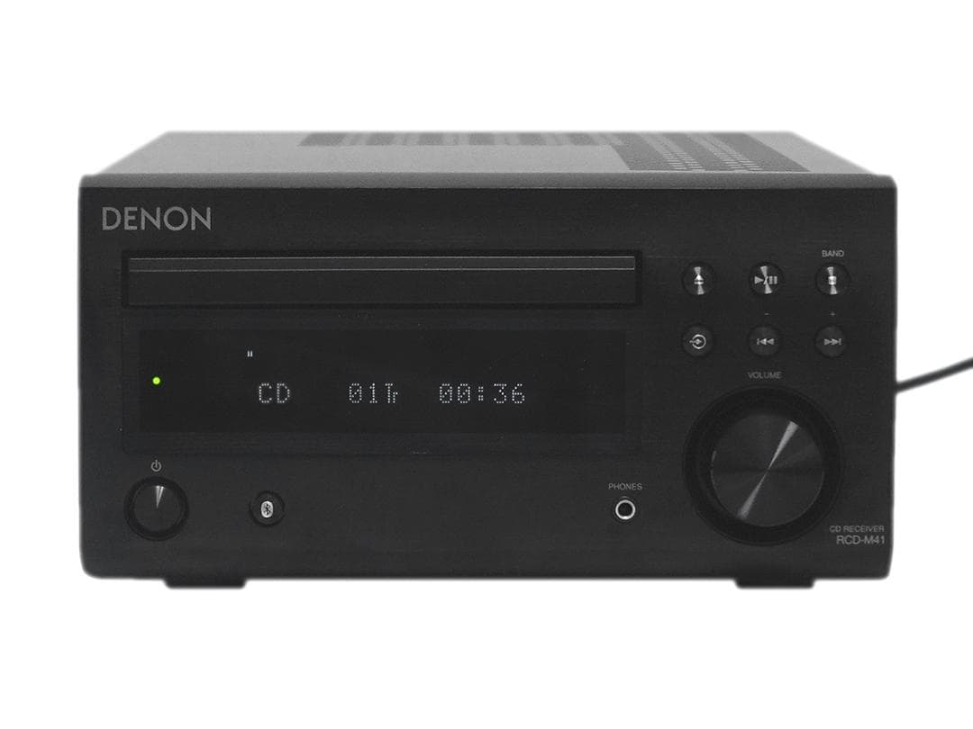 美品 DENON デノン RCD-M41 CDレシーバー ブラック 2022年製