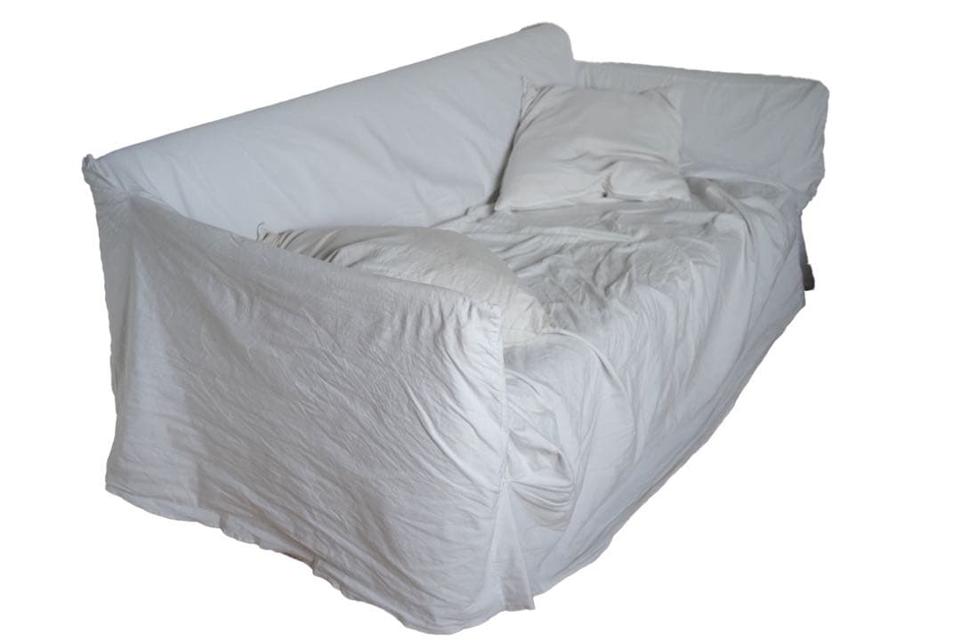 GERVASONI GHOST SOFA 10 LINO BIANCO ソファ