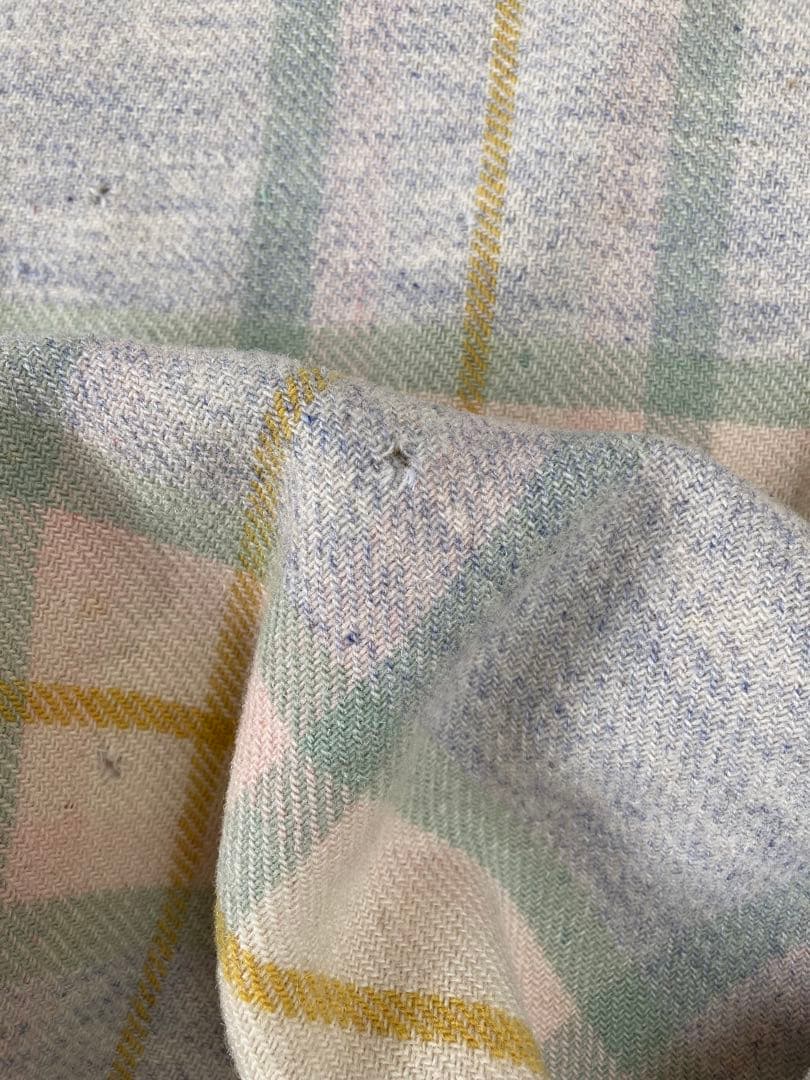 ウェルシュブランケット　グリーンチェック