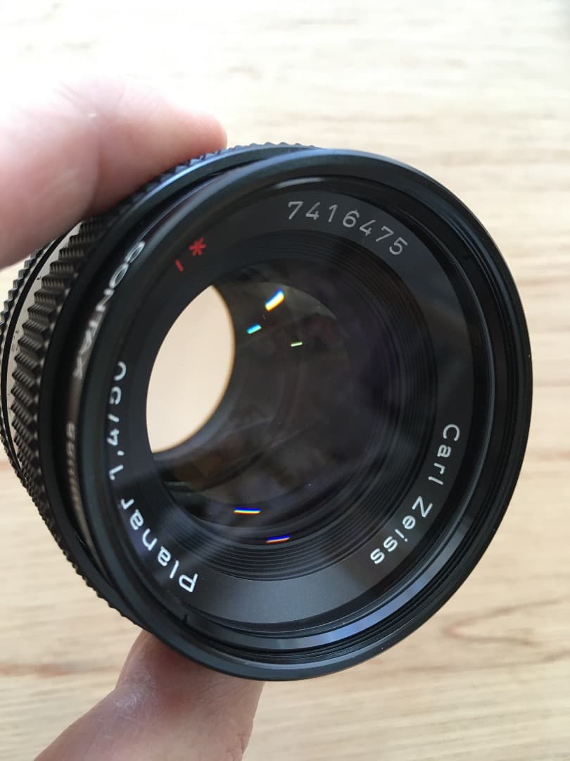 フィルムカメラ YASHICA FX-3 CONTAX Planar T* f/1.4 50mm