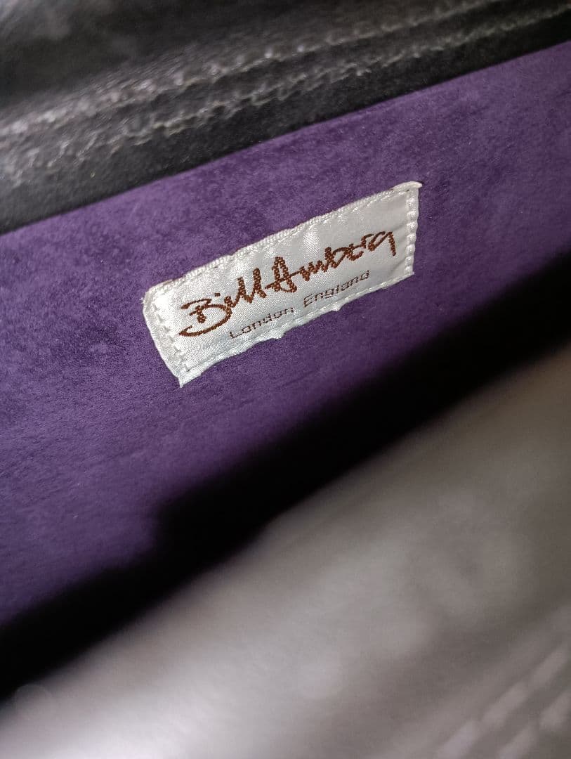 美品! ビルアンバーグBill Amberg ロケットバッグ肉厚ブライドルレザー