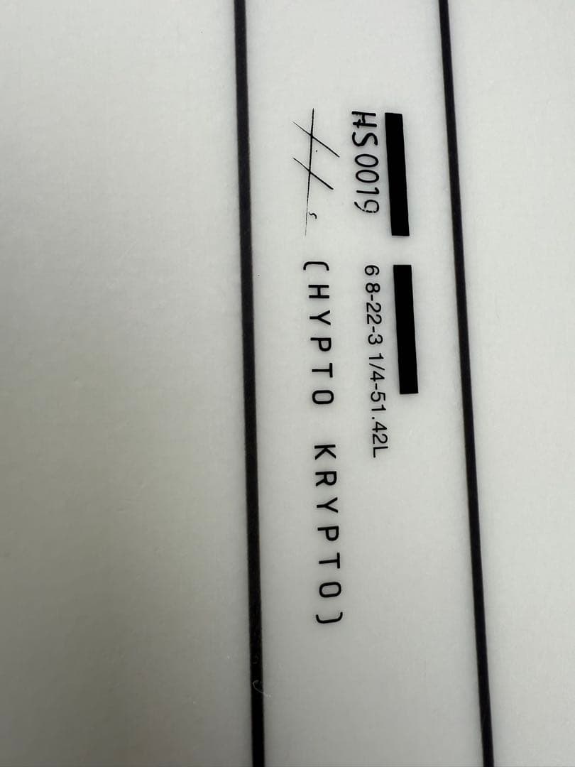 ヘイデン　ヒプトクリプト　6'8ミッドレングス