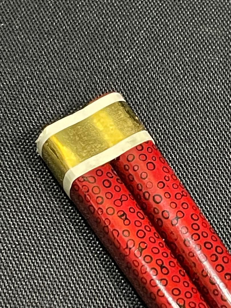 津軽塗　七々子塗　うるし塗 夫婦椀＆夫婦箸セット 天然木　【未使用品】