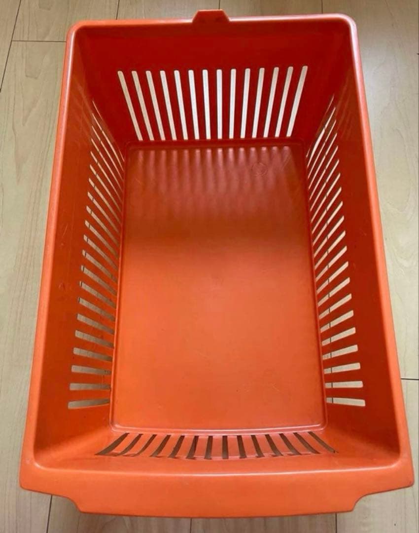 チェスト　オレンジ　レトロ　アンティーク　ポップ　収納