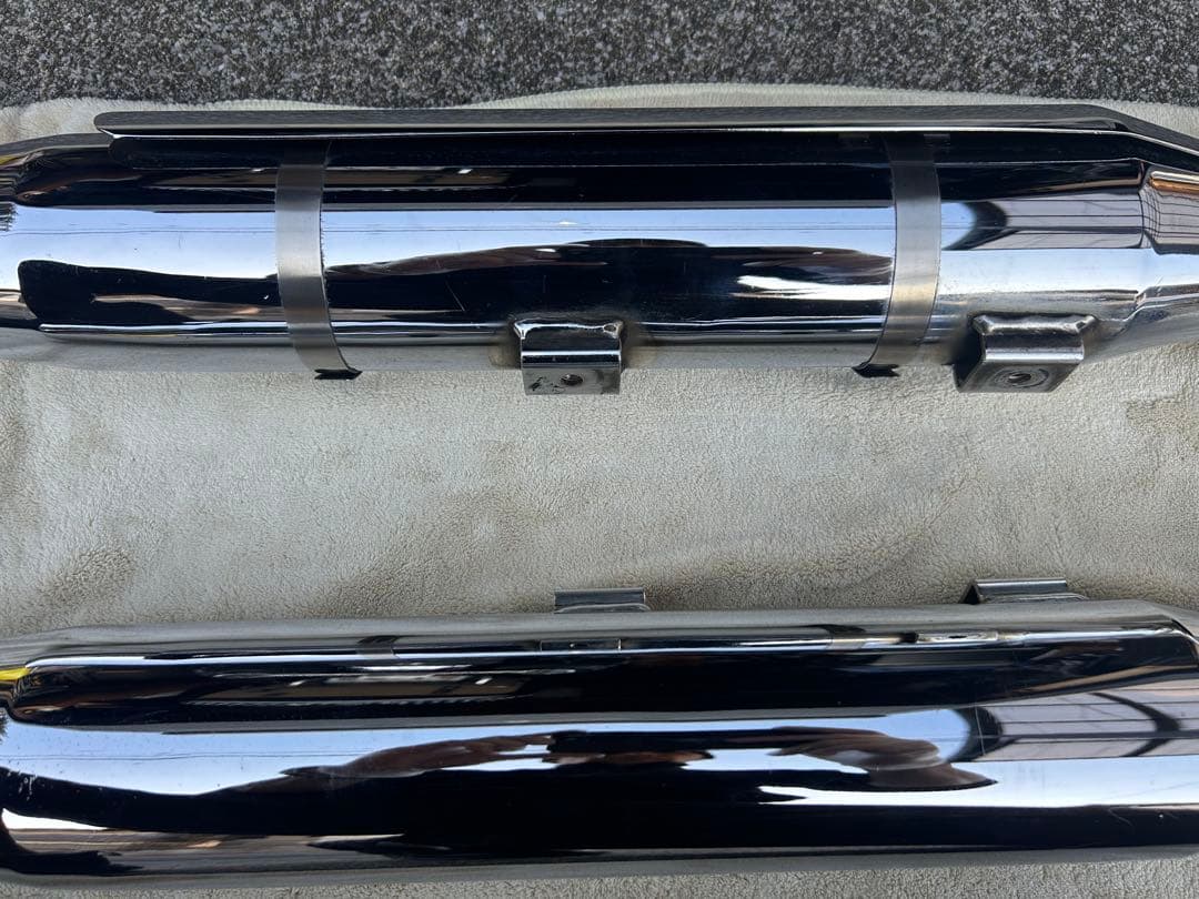 00〜06ハーレーソフティル用　デイトナテーパードスリップオンマフラー　JMCA