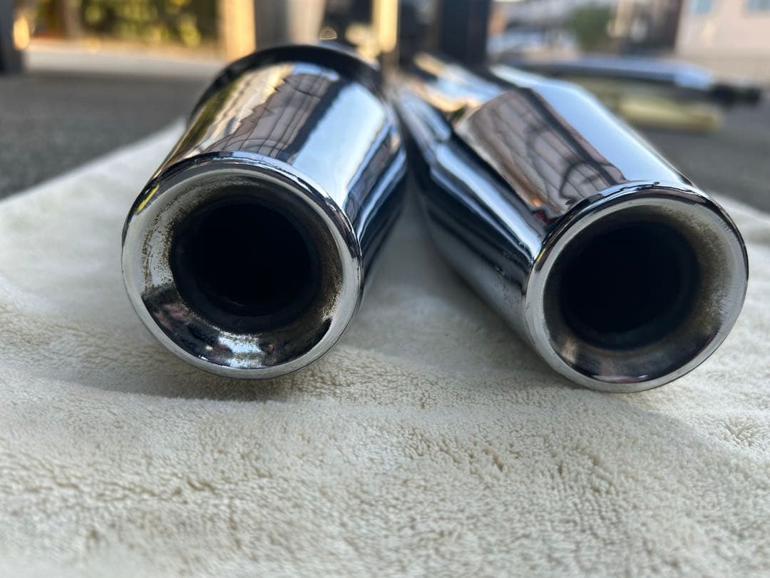 00〜06ハーレーソフティル用　デイトナテーパードスリップオンマフラー　JMCA