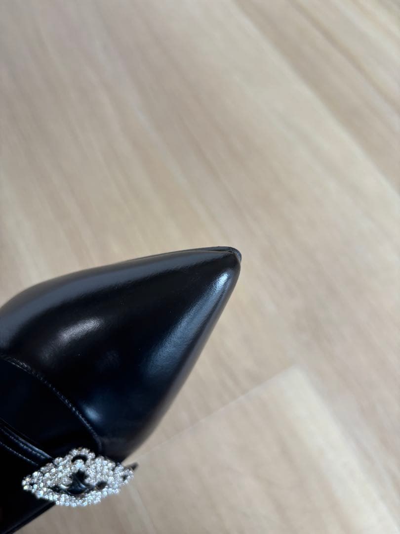 【美品】OHGA オーガ　パンプス　メリージェーン　23cm ブラック