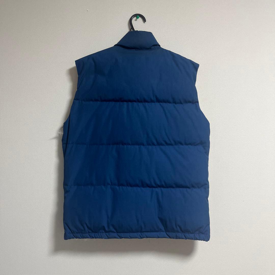 【茶タグ】 THE NORTH FACE ダウンベスト青M