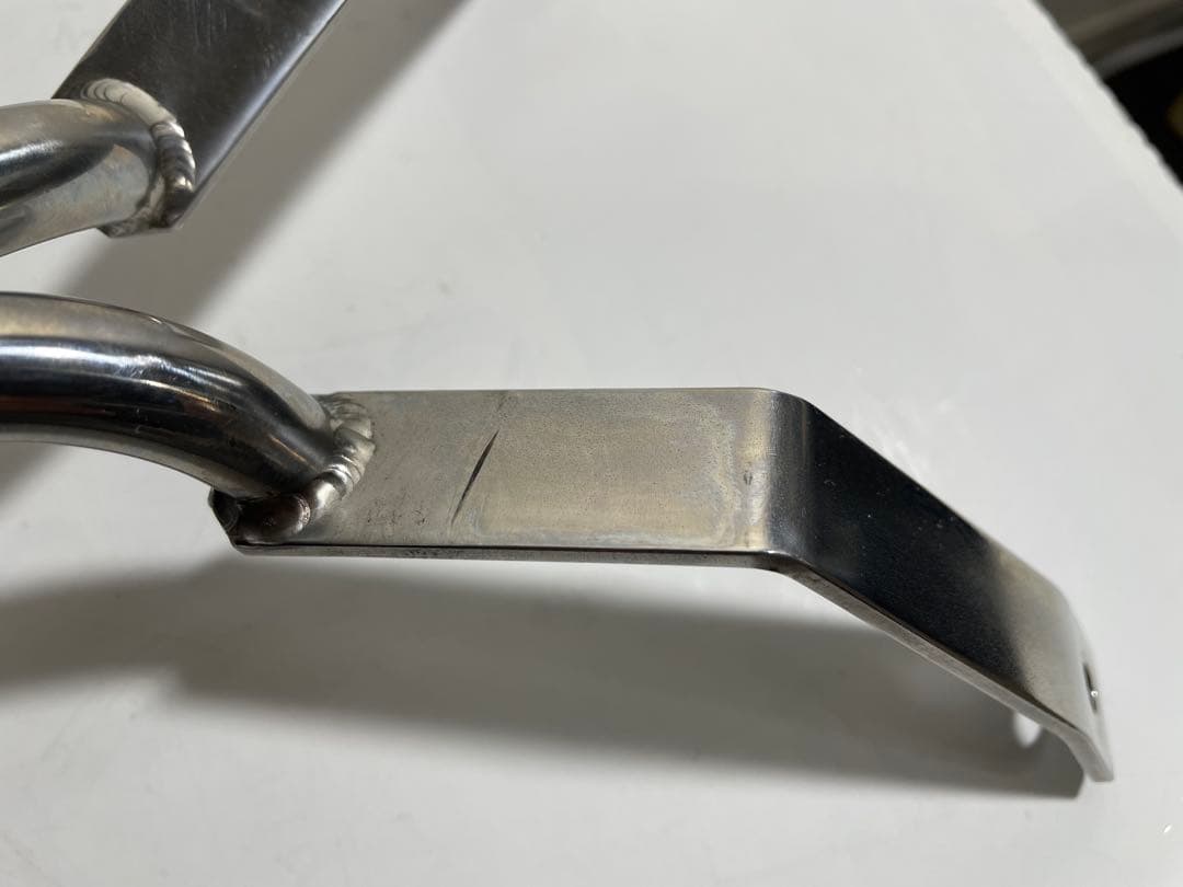 SR400 シムズクラフト クラシカルフェンダー サイドバッグサポートバー