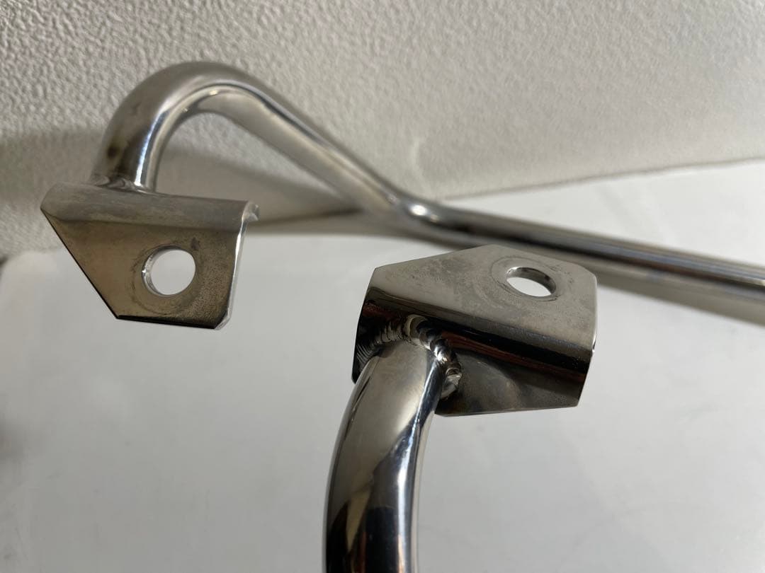 SR400 シムズクラフト クラシカルフェンダー サイドバッグサポートバー